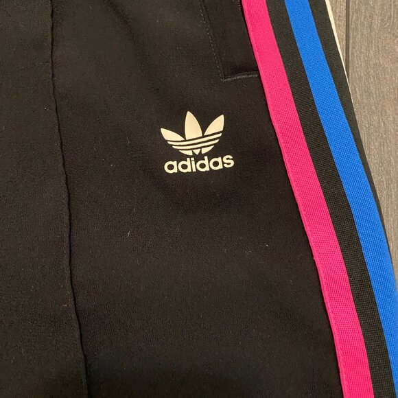 Adidas Relaxed Cropped Track Pants Size S - Picture 4 of 9